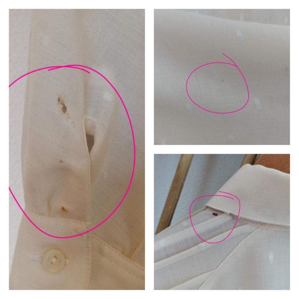 Vintage Geiger Of Austria Wool Blend Sheer Blouse - Picture 7 of 8